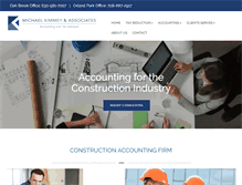 Tablet Screenshot of myconstructionaccountant.com